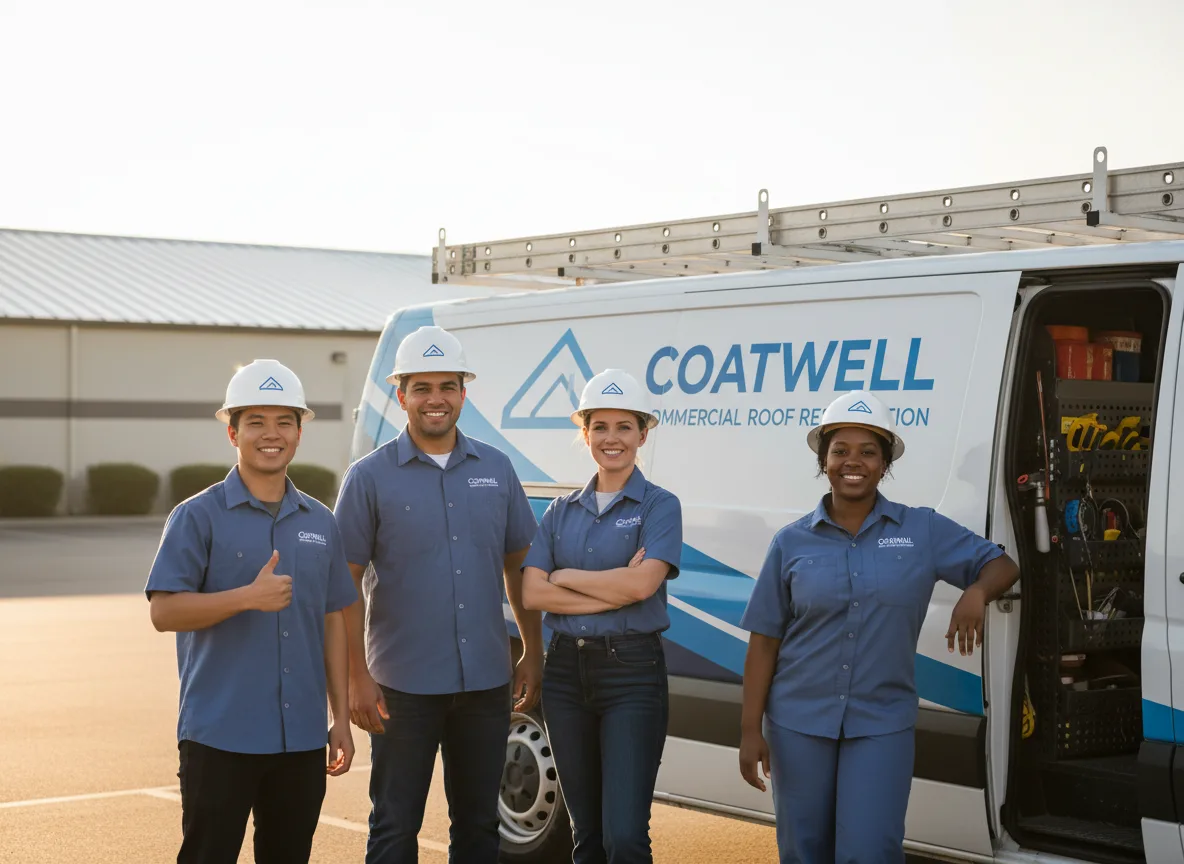 Commercial roof coating company in Folsom, PA
